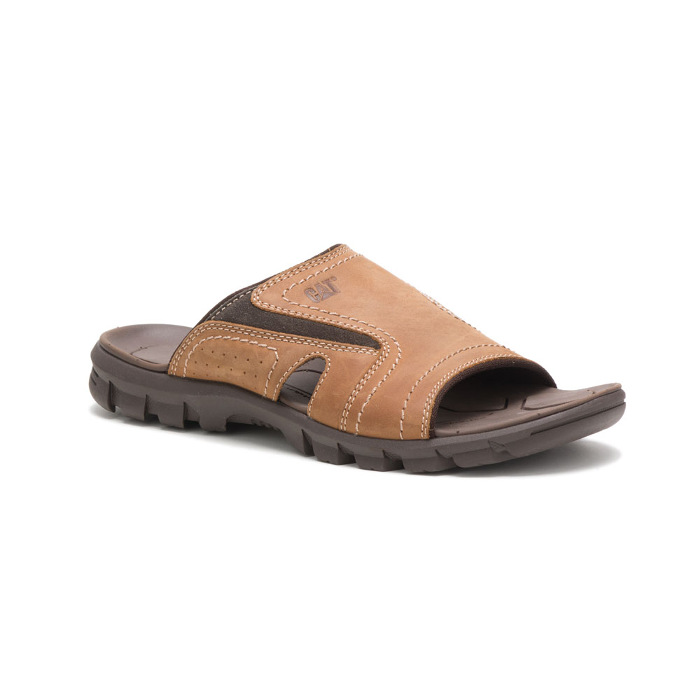 Caterpillar Men's Indigo Pak Sandals Brown CAT-60953